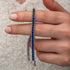 Navy Blue Zircon Tennis Sterling Silver Bracelet Sapphire CZ