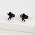 Cupid Angel Stud Earrings for Women Stainless Steel Love Arrow Earrings Minimalist Romantic Jewelry