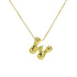 Bubble Letter Pendant Necklace in Stainless Steel – Trendy Minimalist Initial Jewelry for Everyday Style