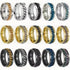 Black Spinner Chain Ring – Punk Stainless Steel Band