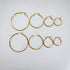 Gold Hoop Earrings for Women Hypoallergenic Round Hoop Earrings Minimalist Statement Jewelry