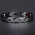 Hex Link Magnetic Bracelet with Modern Two-Tone Style