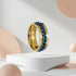 Gold Spinner Chain Ring – Stainless Steel Statement Band