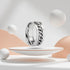 Silver Spinner Chain Ring – Stainless Steel Punk Band