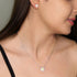 Enamel Daisy Sterling Silver Set