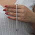 Baguette CZ Tennis Sterling Silver Bracelet with Timeless Sparkle