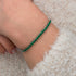 Green Zircon Tennis Bracelet in Sterling Silver | Emerald CZ
