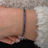 Purple Zircon Tennis Sterling Silver Bracelet | Amethyst CZ