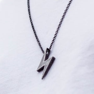 Lightning Bolt Titanium Steel Necklace