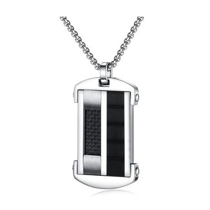 Geometric Titanium Steel Necklace