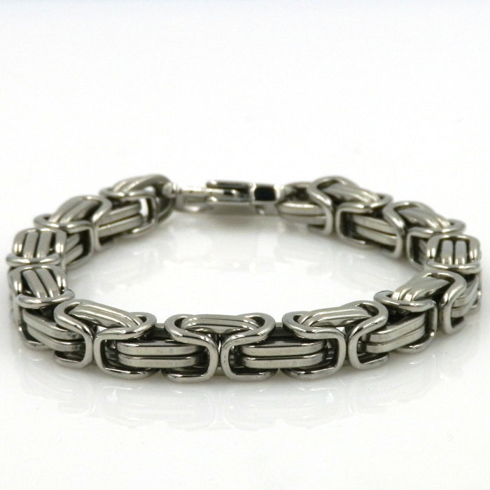 Stainless Steel Double Anchor Links Bracelet