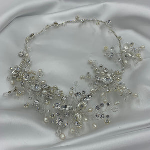 Crystal Tiara Crown Bridal Headpiece
