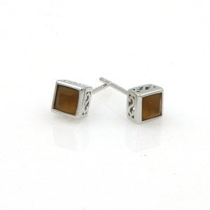 Swarovski Element Square Stud Earrings